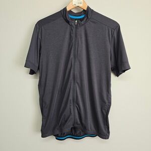 Specialized RBX Comp Cycling Jersey Mens XL Gray Full Zip Short Sleeve Athletic